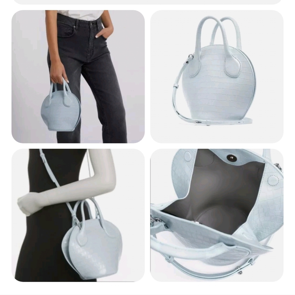 NWT Rebecca Minkoff Blue Dome Satchel Bag - Picture 4 of 7